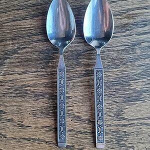Ameris By Present dinner spoon soup stainless steel Set 2 Pre-owned